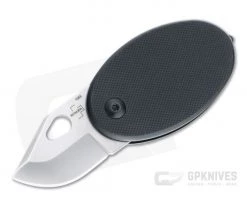 Boker Plus L'Egg Satin D2 Black G10 Folding Neck Knife 01BO198