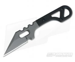 BlackFox Panchenko Spike Wharncliffe Black G10 440C Neck Knife 728