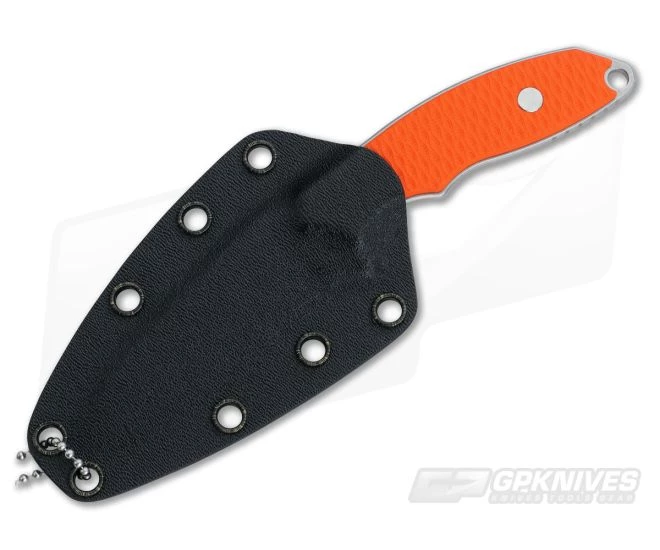 Hinderer Knives Flashpoint Orange 3" Fixed S35VN Blade - Image 2