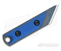 NCC Knives EDC Kiridashi Distressed O1 Blue G10 Fixed Blade