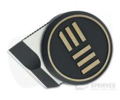 WE Knives Quark Ostap Hel Chisel M390 Gold/Black Pendant Neck Knife WE20021-1