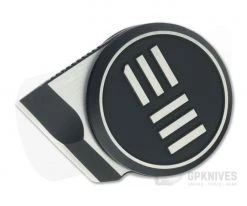 WE Knives Quark Ostap Hel Chisel M390 Silver/Black Pendant Neck Knife WE20021-2