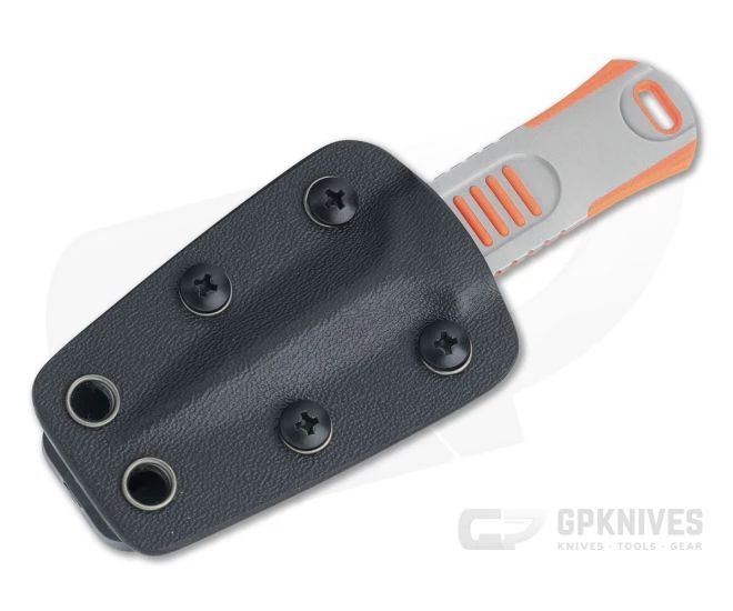 WE Knives OSS Dagger Lundquist Stonewashed 20CV Orange G10 Lapel Knife 2017B - Image 2