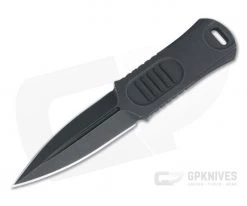 WE Knives OSS Dagger Lundquist Black Stonewashed 20CV Black G10 Lapel Knife 2017E