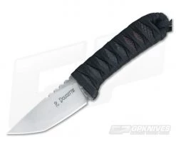 Randy Doucette Small Hamon Fixed Blade Cord Wrap Lizard Skin 1095