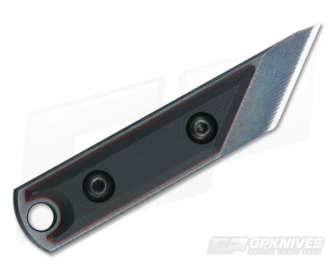 NCC Knives EDC Kiridashi Distressed O1 "Thin Red Line" G10 Fixed Blade