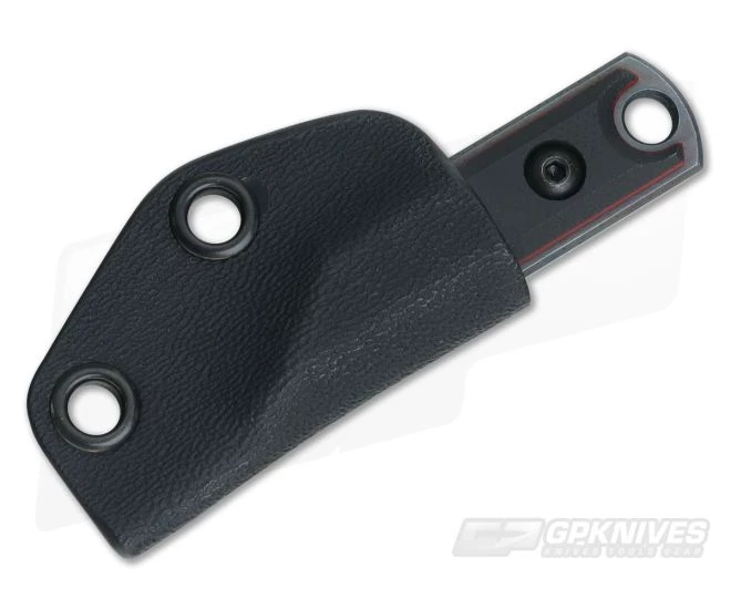 NCC Knives EDC Kiridashi Distressed O1 "Thin Red Line" G10 Fixed Blade - Image 2