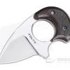 Alan Folts Custom Baby Bear Polished CPM-154 Red Carbon Fiber Fixed Blade