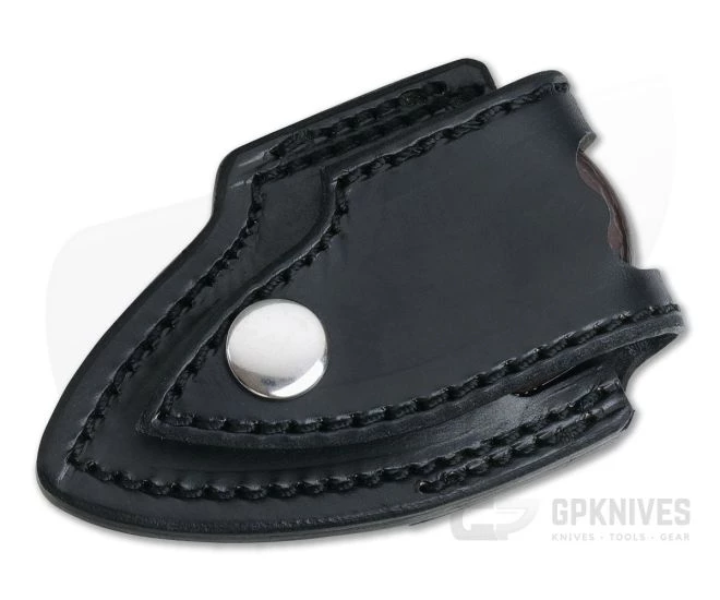 Alan Folts Custom Baby Bear Polished CPM-154 Red Carbon Fiber Fixed Blade - Image 2