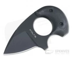 Alan Folts Custom Baby Bear Ninja Coated CPM-154 Black G10 Fixed Blade