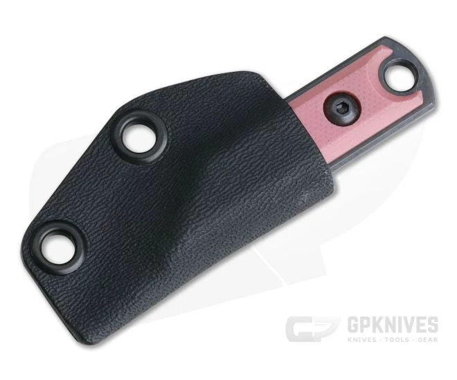 NCC Knives EDC Kiridashi Distressed O1 Pink G10 Fixed Blade 4205 - Image 2