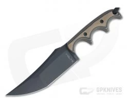 Alan Folts Katanamalist Tanto Black CPM-154 Coyote/Black G10 Fixed Blade 4487