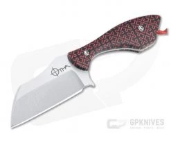 Otha Custom Klax Wharncliffe Satin AEB-L Crusader Cross Acrylic Fixed Blade 4527