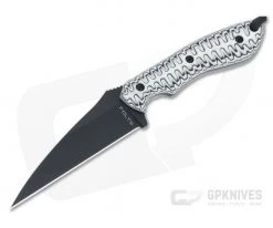 Alan Folts S.P.E.W. Small Pocket Everyday Wharncliffe Black CPM-154 White/Black G10 Fixed Blade 4629