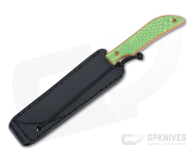 Lhotak Designs RL6 Mini Utility ATI 425 Green Snake Juma Fixed Blade 4793 - Image 2