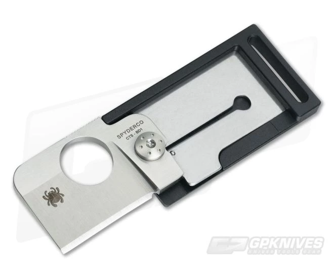 Spyderco SquareHead Black Lightweight FRN Dog Tag Folding Knife C193PBK