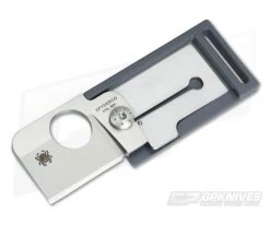 Spyderco SquareHead Gray Lightweight FRN Dog Tag Folding Knife C193PGY