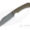RMJ Tactical Coho Wharncliffe 52100 Hyena Brown Every Day Carry Fixed Blade
