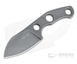 GiantMouse GMF1-F Stonewashed Black PVD M390 EDC Fixed Blade