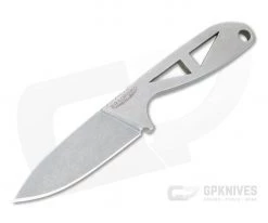 Bradford G Necker Stonewashed Elmax Fixed Blade Neck Knife GNECKER-SW