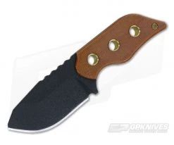 TOPS Lil Roughneck Fixed Blade Tan Micarta