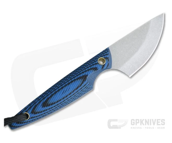 Smith & Sons Shrew AEB-L Blue/Black G10 EDC Neck Knife - Image 3