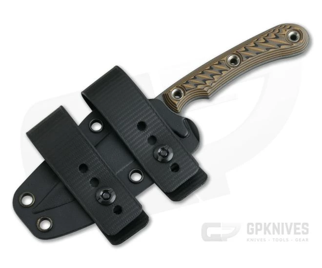 RMJ Tactical Sparrow Nitro-V Hyena Brown Every Day Carry Fixed Blade - Image 2